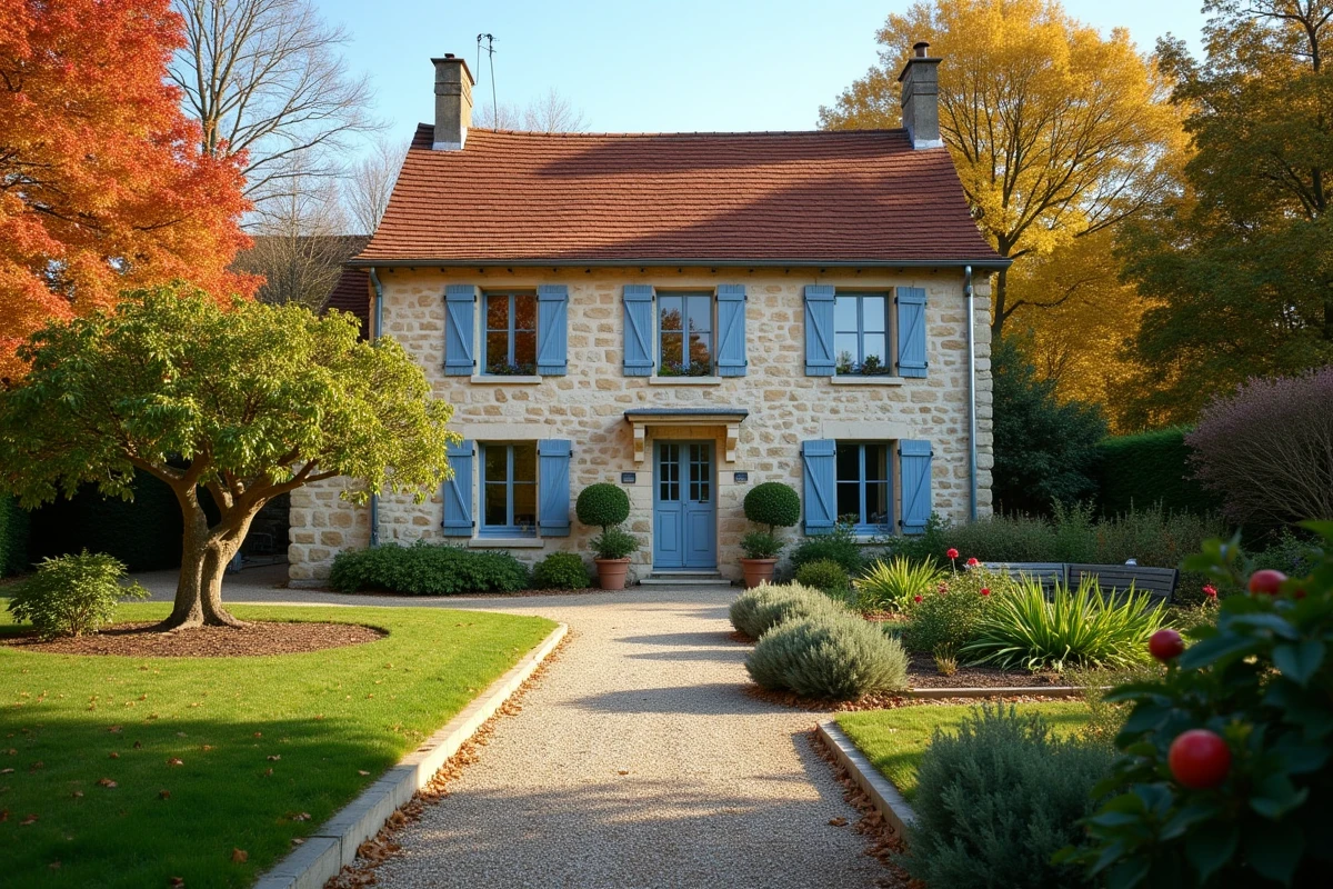 Petite maison avec jardin à louer en Saône-et-Loire vue depuis le jardin privé